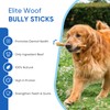 Elite Woof Bully Sticks for Dogs - 6 Inch Thin