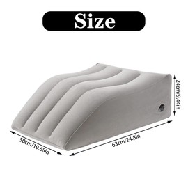 anneratteryer Vein Cushion Leg Elevation Cushion, Inflatable Wedge Cushion, Leg Rest for Legs, Improves Sleep, Improves Blood Circulation and Reduces Swelling