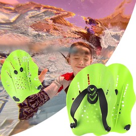 Swim Paddles - Swim Training Equipment with Adjustable Straps - Portable Accessories for Adults Women Men Kids Lap Swimming