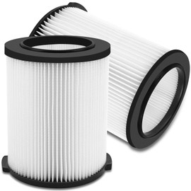SwellV 2 Pack VF4000 Replacement Filter Compatible with RIDGID Vacs Wet Dry 5-20 Gal& 6-9 Gal Husky Vacuum & CRAFTSMAN Shop Vacuum 17816 9-17816, Standard Wet and Dry Vacuum Cleaner Filter Vf4000