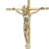 Jorvina Cruces/Cristo No.16 Dorado con Aureola