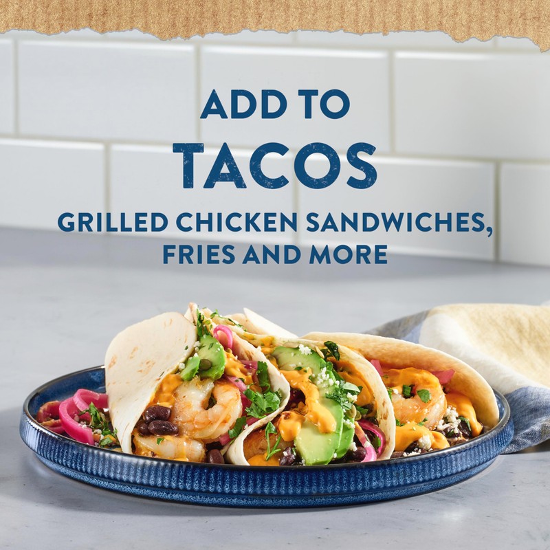 Hellmann's Mayonnaise Dressing 8 Count Mild Chipotle for Tacos, Grilled