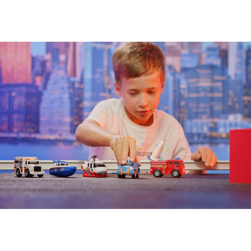 Nikko 20383 Mini Vehicles Rescue and Safety Set