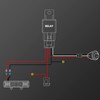 RIGIDON Wiring Harness Cable Set Relay Adapter for Car Headlight