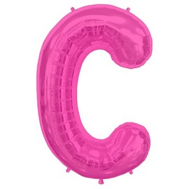 Northstar LETTER C - MAGENTA, 34", Pink