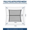 FoundGo 120x120cm Single Layer Elastic Cargo Net Stretches to 210x210cm