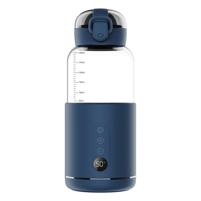 Portable Water Warmer 300ml Safe Temperature Display Baby Formula Water