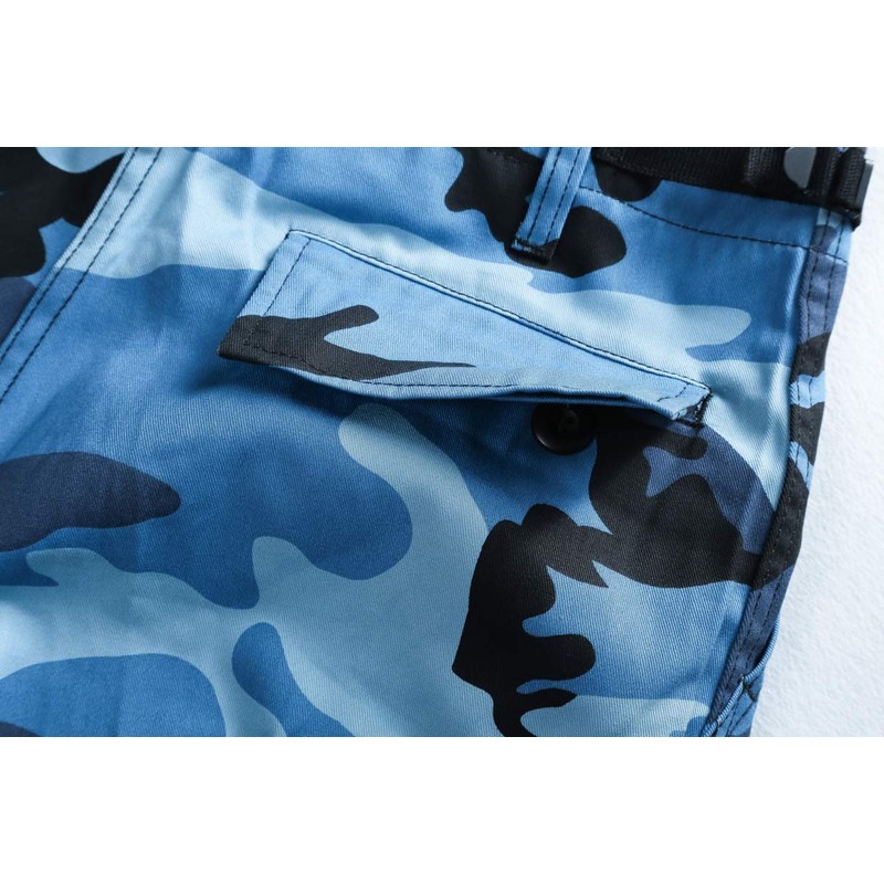 Backbone Pantalones cortos tácticos militares BDU de camuflaje para hombre,
