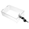 TEHAUX Transparent Thermostat Lock Box Keyed Wall Mounted Guard for