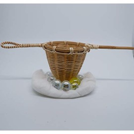 Bamboo Tea Infuser Colander, Weaved Bamboo Infuser, Tea Strainer