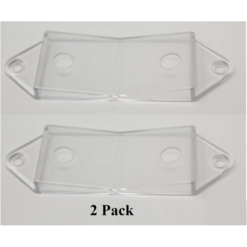 Clear Rocker Switch Plate Cover Guard 2 Pack - Keeps