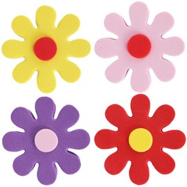 Tinoaly 4pcs Daisy Antenna Toppers, Funny Car Antenna Decoration Universal Daisy Car Decoration Accessories for Women Men (4 Colors)