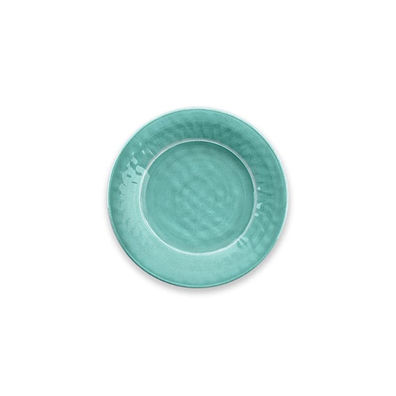 Tarhong PVL1085VSRT Crackle Salad Plate, 8.7 inches (22 cm), Turquoise,