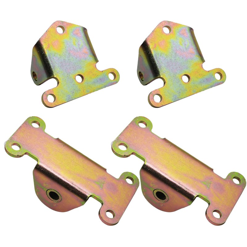 4PC SBC BBC Solid Motor Engine Mount Combo Fits 1973-1990