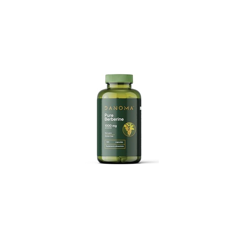 Berberina | 120 cápsulas | 1000 mg | DANOMA