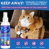 WEALLIN Keep Away Cat Deterrent Spray-2 Pack(8.12 Oz), Natural Cat