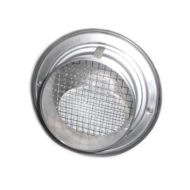 Intelmann Stainless Steel Weather Protection Grille Diameter 100 Spherical Shape
