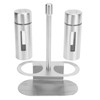 Stainless Steel Condiment Seasoning Container Pots Set with Spice Rack