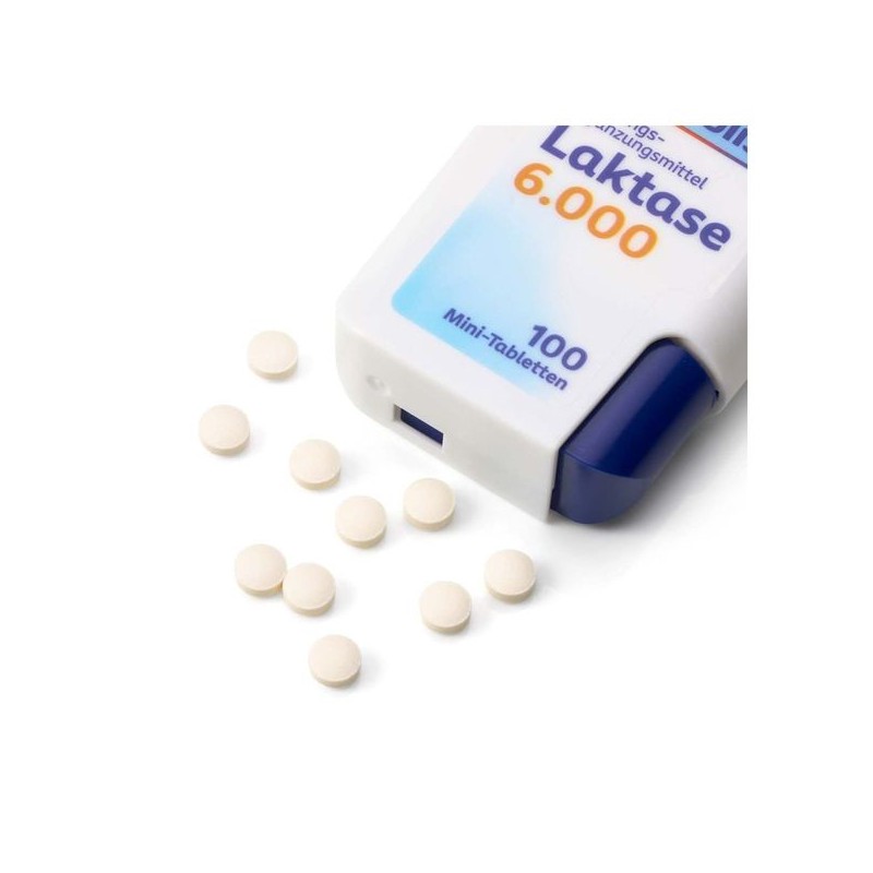 미볼리스 소화도움 락타아제 6000 미니정제 100개 8g Mivolis Digestive Aid