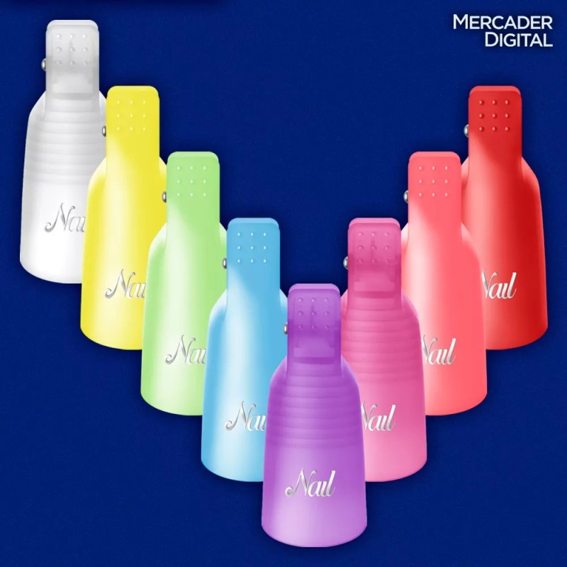 Mercader Digital Pinzas Removedoras De Acrílico Gel Set Retirar Esmalte