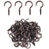 IDEALSV 72 Pcs Bronze Screw Ceiling Hooks 7/8 Inch Cup