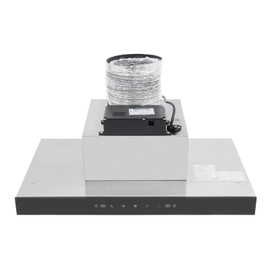 24 Inch Under Cabinet Range Hood, 350 CFM Stainless Steel Kitchen Exhaust Fan with LED Light, Low Noise&Touch Control Panel & 3 Speed Gesture Sensing-Ideal for RVs, Kitchens, Restaurants