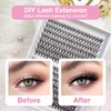 MENGCOOL 280 PCS Individual Lashes 30D 40D Lash Clusters 9-15Mix