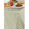 Country Look Gingham Sage Pack Of 4 Napkins 16in x
