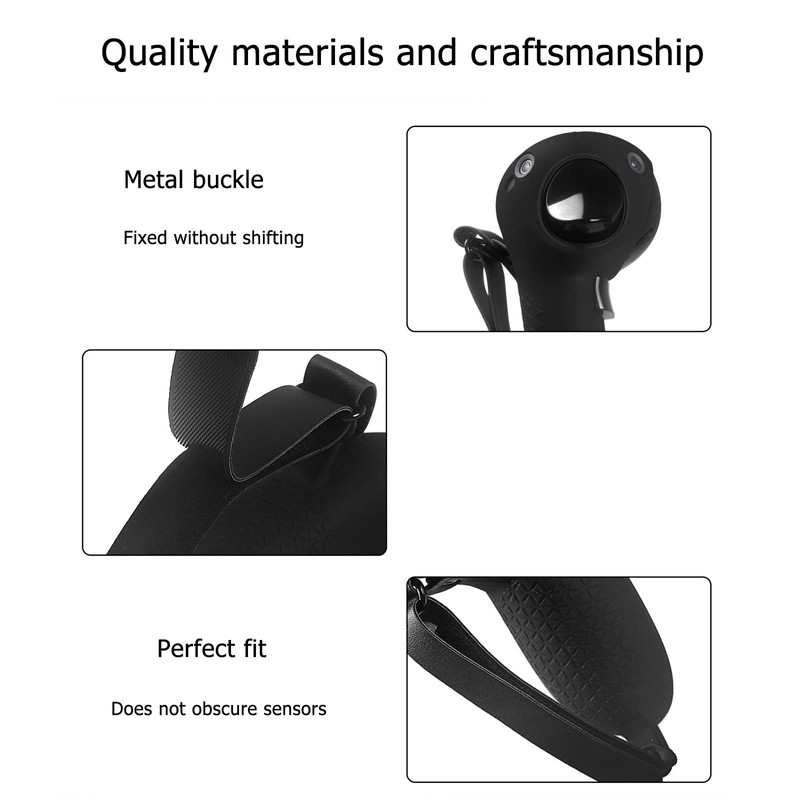 Silicone Grip Cover for Meta Quest Pro, Protector Cover Compatible