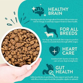 Earthborn Holistic Coastal Catch Herring Meal & Vegetables for Sensitive Skin and Stomach Grain and Gluten Free (12.5 Pounds)