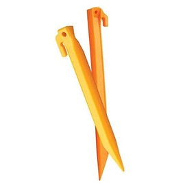 Vango Yellow Durable Lightweight Plastic Camping Awning Tent Pegs Stakes 20cm Pack of 50