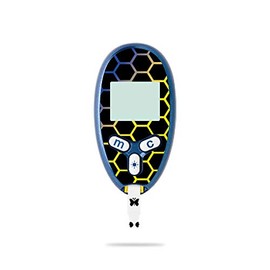 MightySkins Skin Compatible with Abbott Freestyle Lite - Primary Honeycomb | Protective, Durable, and Unique Vinyl Decal wrap Cover | Easy to Apply, Remove, and Change Styles | Made in The USA
