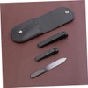 FOMIYES 3pcs Black Nail Clipper Manicure Pedicure Ergonomic Design Nail
