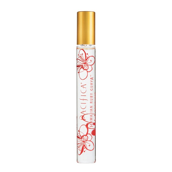Pacifica Beauty Hawaiian Ruby Guava Rollerball Clean Fragrance Perfume, Made with Natural & Essential Oils, 0.33 Fl Oz | Vegan + Cruelty Free | Phthalate-Free, Paraben-Free | Travel Size