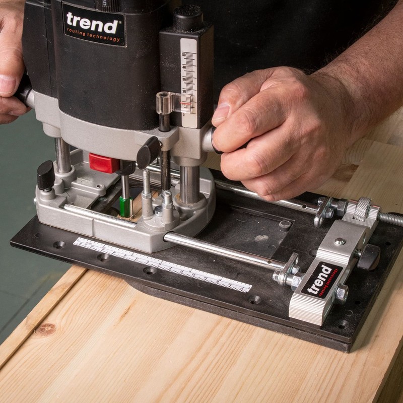 Trend CRB Trimming Base for Precise Hardwood Trimming, Compatible with