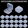 1.8 mm Thicken Transparent Storage Box, 20 Pcs Mini Clear