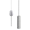 Lampen-Zugschnur, Kette, Chromsilber, verschiedene Designs erhältlich Banded Cylinder