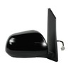 Passenger Side Mirror for Toyota Sienna, Textured Black, w/spot Mirror,