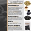[100 Pack] HolsterSmith Black Coated Eyelets - (#8-9 Length) -
