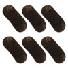 6 Pcs Black Sponge Volume Hair Bases Volume Inserts Hair