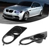 2pcs Front Bumper Foglight Cover Dual Holes Car Accessory Fit