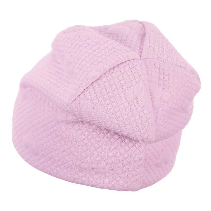 Sterntaler Girls Plaid Heart Slouch Beanie, Pale Pink