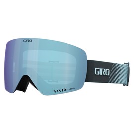 Giro Contour Ski Goggles - Snowboard Goggles for Men and Women - Dark Shark Streaker Strap with Vivid Royal/Vivid Infrared Lenses