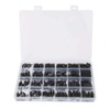 Liukouu 360Pcs M2/M2.5/M3 Black Nylon Male-Female Hex Standoff Spacer Screw