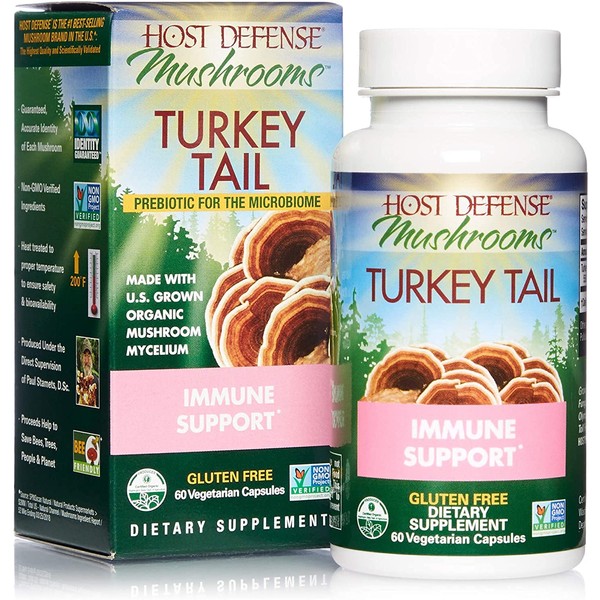 Host Defense | Cola de pavo | Suplemento diario de