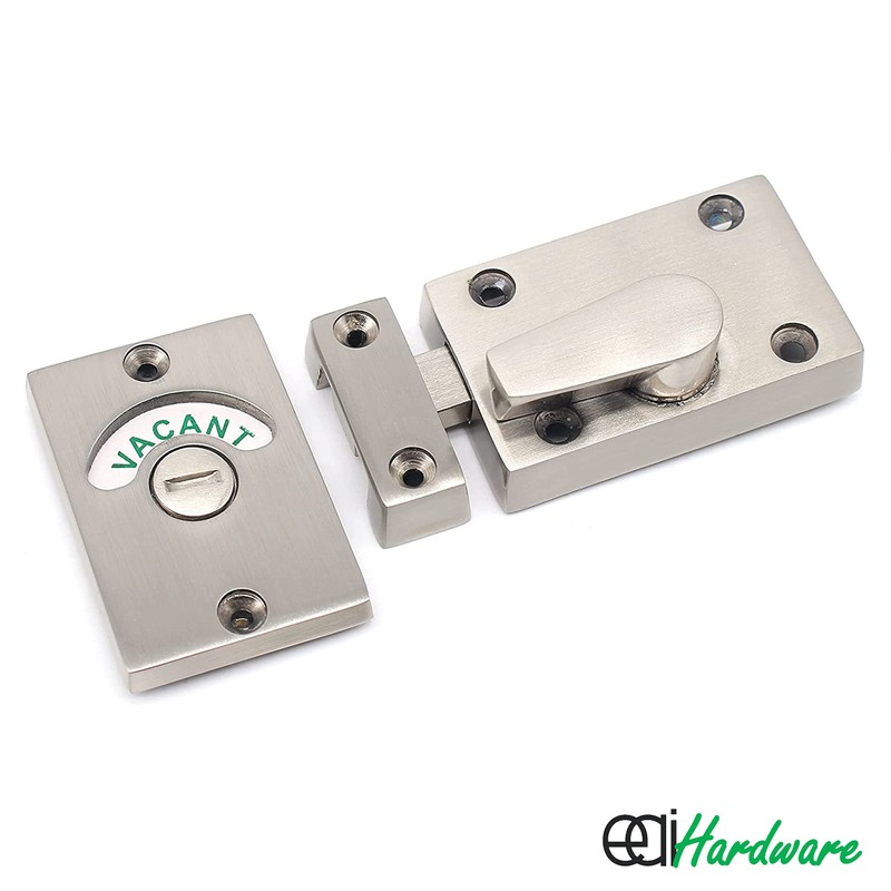 Toilet Indicator Bolt Vacant/Engaged Satin Nickel