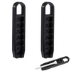 Gosknor 2pcs Golf Tee Height Adjuster, 6 Settings Precision Adjustable