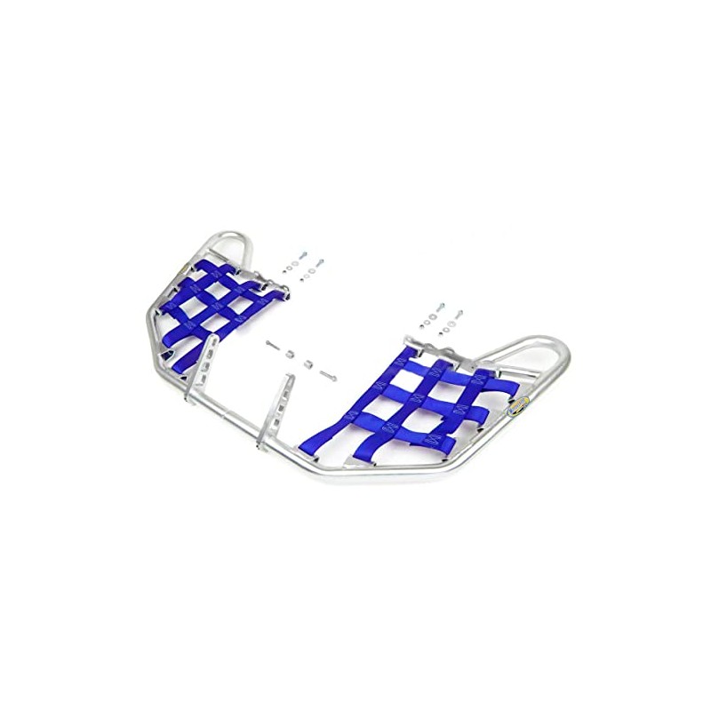 Suzuki LTR450 LTR 450 Quadracer Nerfbars Silver Bars/Blue Nets