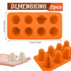 2 Pack Ghost Silicone Mold Chocolate Candy Pumpkin Silicone Mold