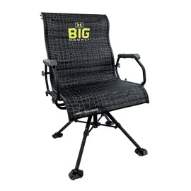HAWK Big Denali Luxury Blind Chair Extra Large Silent Comfortable Swiveling Portable Chair with 4 Adjustable Legs for Camping, Hunting, Fishing, Backpacking Holds Up To 350 LBS